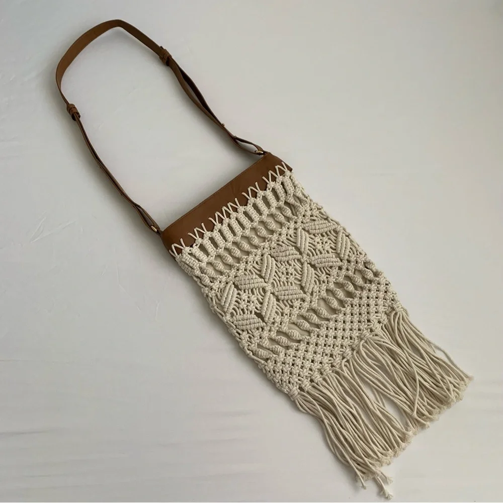 INC Macrame Crossbody